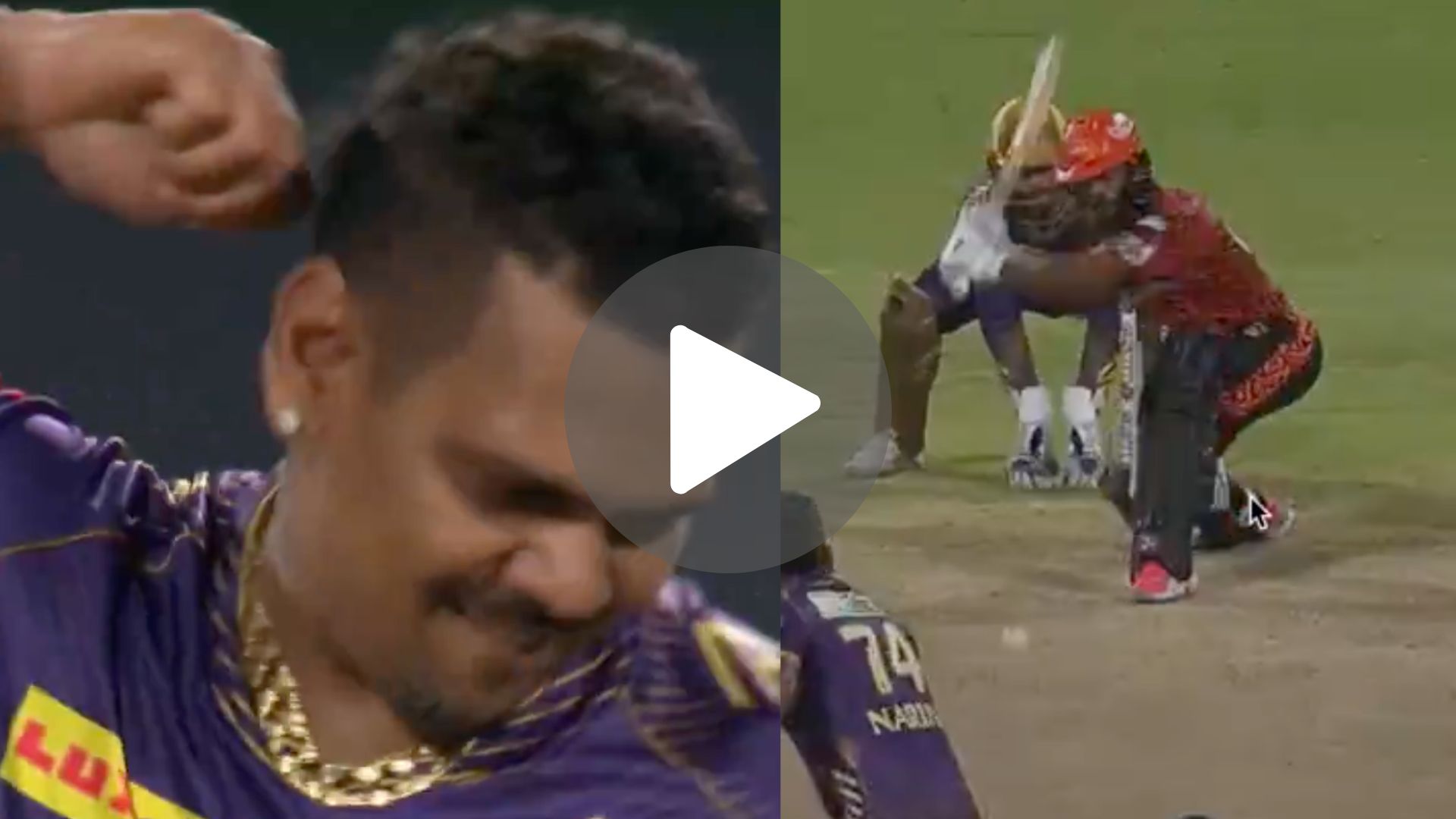 [Watch] Sunil Narine's Rare Angry Celebration After Sending Rahul Tripathi Packing